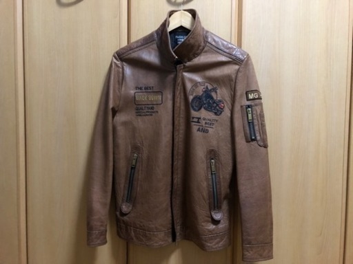 牛革 レザージャケット ライダースジャケット ほぼ未使用品