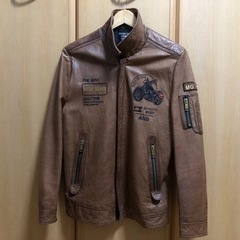 牛革 レザージャケット ライダースジャケット ほぼ未使用品