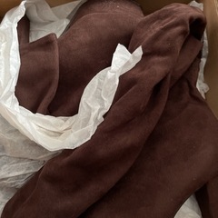 ニーハイブーツ S 22.5cm ブラウン スエードの画像