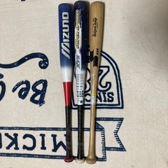 軟式少年用バット　３本