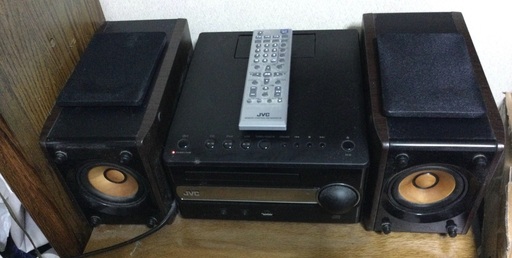 値引き交渉アリ　JVCビクター コンパクトコンポーネントシステム EX-S3-B リモコン/アンテナ付