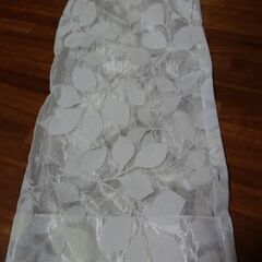 オーダーメイドカーテンと内側のレースカーテン セット 可愛い花柄 出窓サイズ ※掃き出し窓用も出品予定の画像