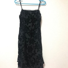 キャミソールドレス・黒（古着）