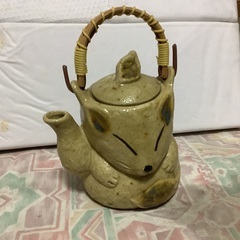 とても可愛いキツネの酒器セット、値下げしました。の画像