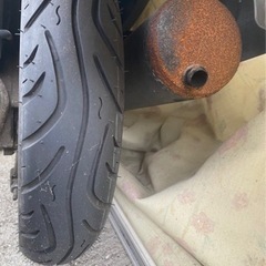 ホンダDIO4スト ヘルメット付きの画像