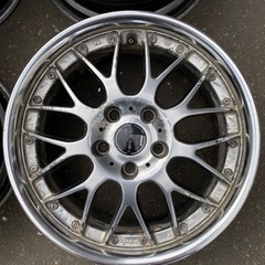 ワーク　ターミスト　レザックス　17インチ　腐食多数有り。ドリフト、冬用にの画像