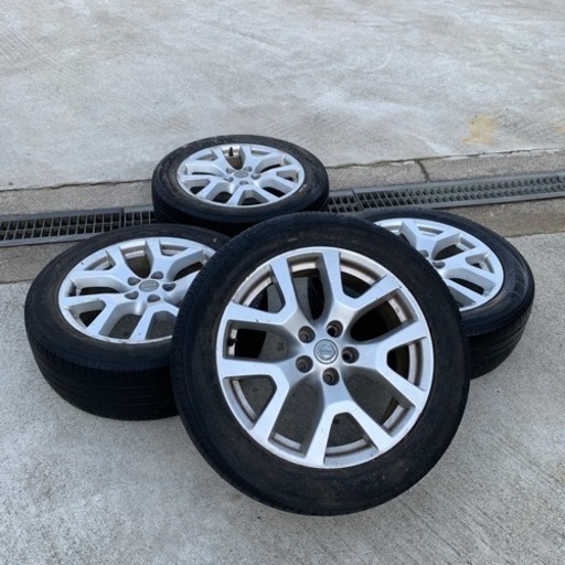 日産　アルミホイール 18×7J　古タイヤ付き　Used品