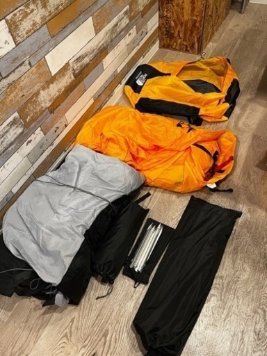 [美品]THE NORTH FACE ジオドーム4 別売りグランドシート付き　1回のみ使用