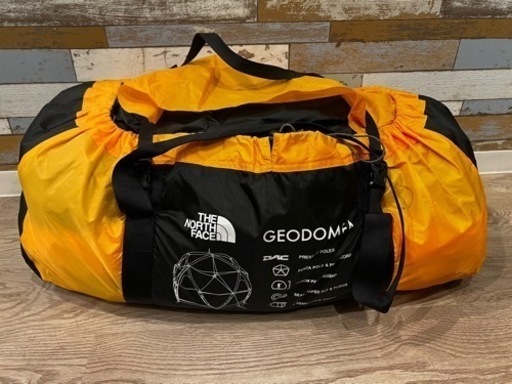[美品]THE NORTH FACE ジオドーム4 別売りグランドシート付き　1回のみ使用