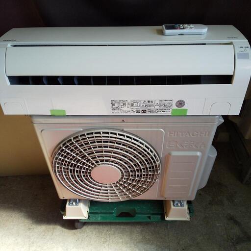 佐賀中古エアコン、日立2018年2.8KW24番税込取り付け込