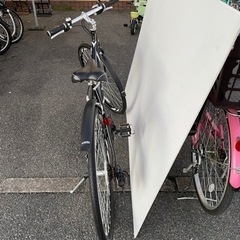 クロスバイク　黒（700C）7段変速　NASCI　ナスキーの画像