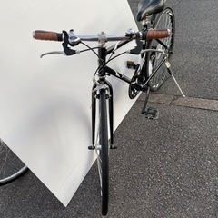 クロスバイク　黒（700C）7段変速　NASCI　ナスキーの画像