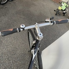 クロスバイク　黒（700C）7段変速　NASCI　ナスキーの画像