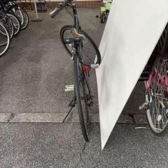 クロスバイク　黒（700C）6段変速　21テクノロジーの画像
