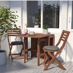 IKEA ÄPPLARÖ(エップラロー)ガーデンチェア2脚　引取限定