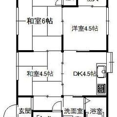 人気の平屋戸建てが空きました！3DKの広さで37000円♪早いも...