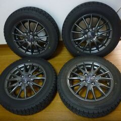 スタッドレスタイヤホイール付き　４本　１６５/６５Ｒ１４　７９Ｑ...