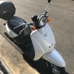 【売約済】通勤通学快速！外装タイヤ新品！ホンダトゥデイ　AF61 ホワイトの画像