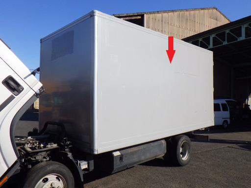 アルミバン ボデー 2ｔ 小型 箱 コンテナ 物置 DIY 倉庫 トラックコンテナ ガレージ（No.31714）