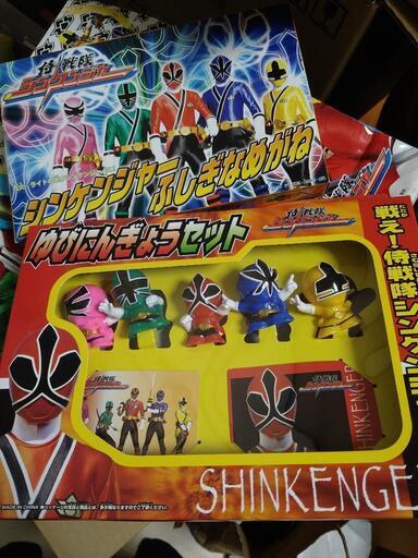 シンケンジャー　ゆびにんぎょうセット