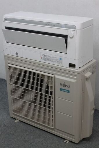 富士通 ルームエアコン nocria ノクリア Mシリーズ 14畳用 200V ホワイト AS-M40H2W 2018年製 FUJITSU 中古家電 店頭引取歓迎 R4633)