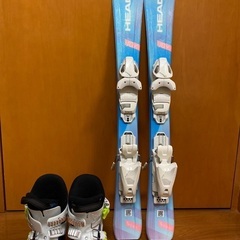 HEADジュニアスキー板とNordicaスキーブーツ