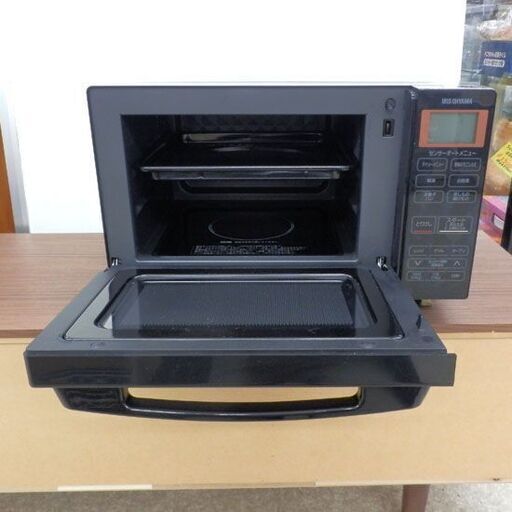 オーブンレンジ 2019年製 アイリスオーヤマ BLMO-F1801-B 黒 ブラック 札幌 西野店