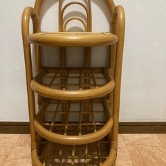 籐スリッパ立て