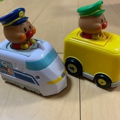 アンパンマン　電車　車　おもちゃの画像