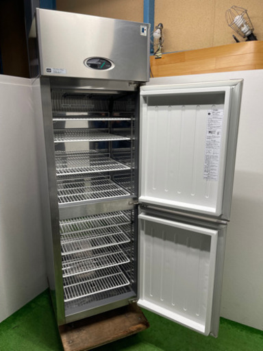 フジマック/富士工業　業務用　縦型２面冷蔵庫　３７８L　スーパーECOシリーズ　店舗　飲食店　FR6165J