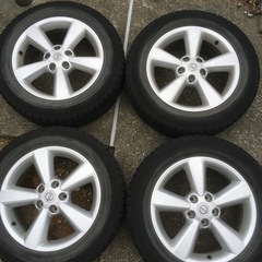 エクストレイル冬ホイル、タイヤ　17インチ 日産エクストレイル純正17インチアルミホイール買取しました