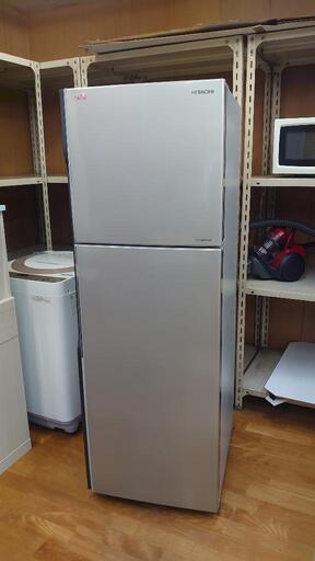 （♦運搬無料!原則）【２０１８年製　２２５リットルタイプ　☆美品】日立ノンフロン冷凍冷蔵庫　型式　Ｒ-２３ＨＡ(S)