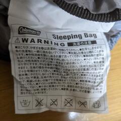 ★ほぼ未使用★コールマン　寝袋　スクールマミー12 の画像