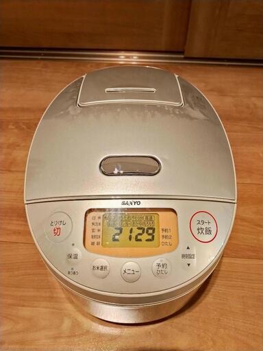 【取引中】SANYO5.5合炊き 圧力IH炊飯器