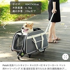 ペット　カート　キャリー　美品の画像