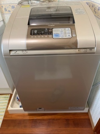 《売買》日立 HITACHI タテ型洗濯乾燥機（9.0kg） BW-D9JV-N（シャンパン） ビートウォッシュ 湯効利用