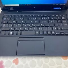 新店 高速SSD タブレット ノートパソコン 中古動作良品 フルHD 12型 東芝 R82/P 第5世代Core M-5Y51 8GB 無線 Bluetooth Windows10 Officeの画像