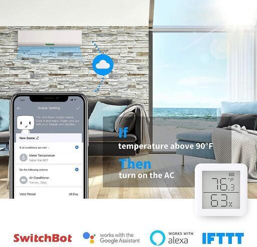 Switch bot hub mini と温湿度計(1度のみ使用品)