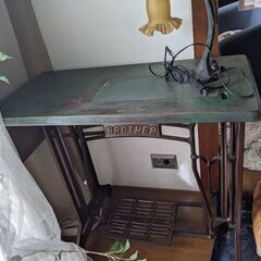 ミシン台テーブル BROTHER ミシン台 テーブル アンティーク