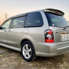 ■総額価格！！■H17年 マツダ MPV エアロミックス 機関良好 6万km代 車検有り アウトドア キャンプ USDM スタンス トランポ 車中泊の画像