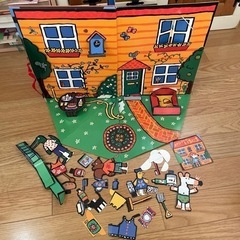 メイシーちゃんのあたらしいおうち　見開き絵本の画像