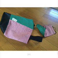 🌻値下げ　和柄バック　ハンドメイド🌻の画像