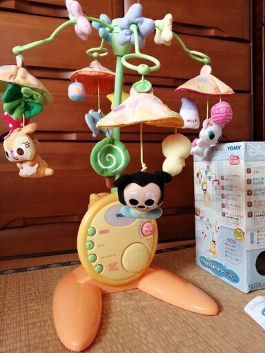 【動作確認済】定価12000円 タカラトミー やわらかガラガラメリー デラックス（ディズニー）