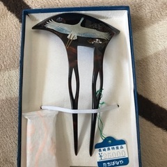 本べっこう　かんざし　鶴【予定者あり】の画像