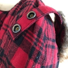 DIESEL　パイロットハット　赤チェックの画像