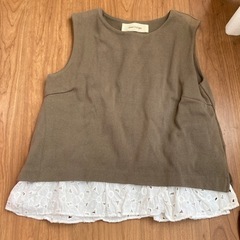 レース付きカットソー　お譲りいたします