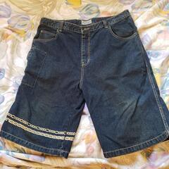 クライムデニム　ハーフパンツ