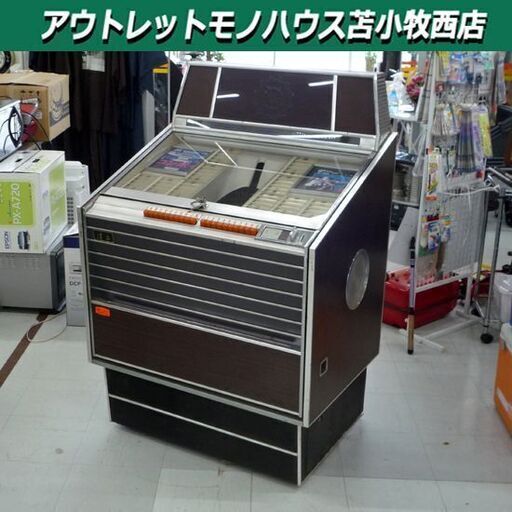 苫小牧市内近郊限定 ビンテージ ジュークボックス T-JK-100AA 津上 ROWE-AMI 通電確認済み ディスプレイ インテリア 店舗装飾 苫小牧西店