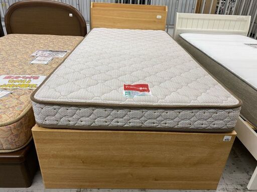 【愛品館 江戸川店】フランスベッド 収納付き シングルベッド ID：153-017726-007