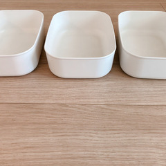 【3つセット】無印良品やわらかポリエチレンケース　ハーフ　小　の画像